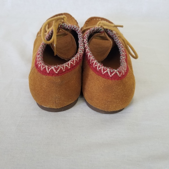 Bamboo palazzo lace up moccasin flats size 7.5 - Picture 6 of 12